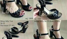 Sepatu Jelly Heels IMPORT merek BARA BARA