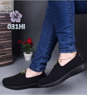 Sepatu Wanita Slip On Multi Line Sport 031