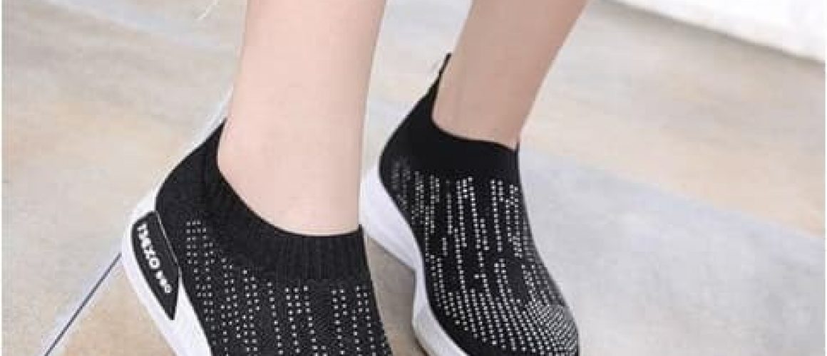 Sepatu Wanita Slipon Sock Rain 170-1