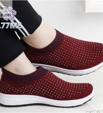 Sepatu Wanita Slip On Sock Slavina 177