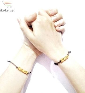 Gelang Nama Natural Brown Etnik