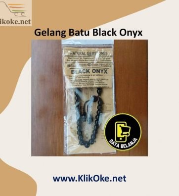 Gelang Batu Black Onyx